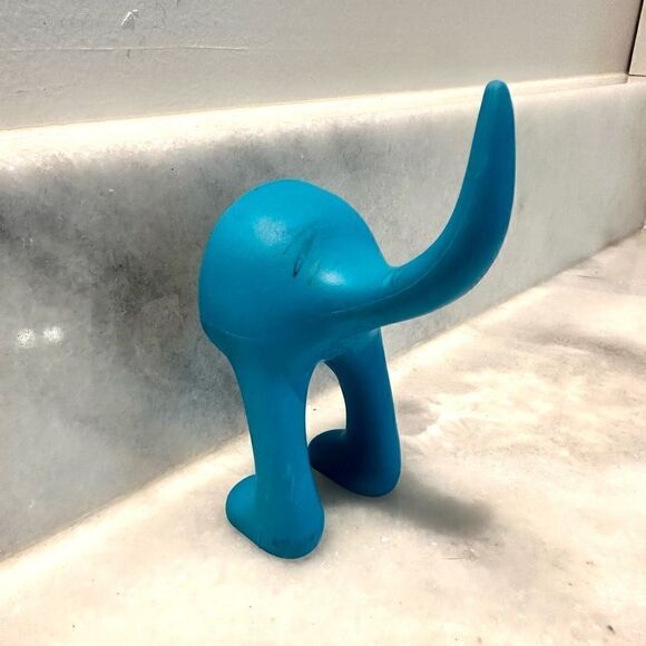 IKEA Bastis Blue Dog Tail Wall Hanger Hooks Hat Coat Leash Keys - Picture 1 of 3